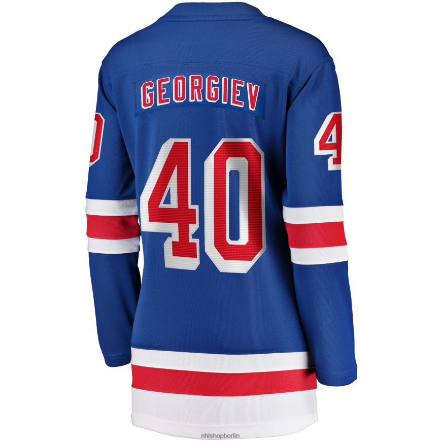 Frauen NHL Alexander Georgiev New York Rangers Fanatics Branded Home Breakaway-Spielertrikot – Blau Kleidung BF680T2361