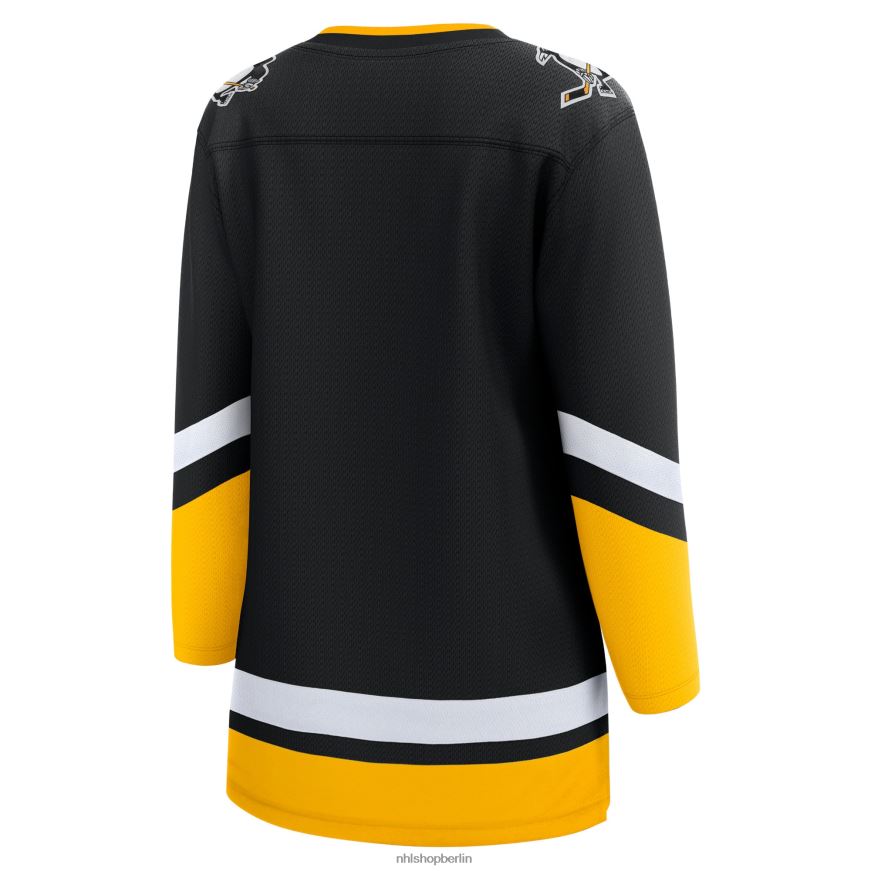 Frauen NHL Alternatives Premier-Breakaway-Trikot der Pittsburgh Penguins mit Fanatics-Logo in Schwarz 2021/22 Kleidung BF680T946