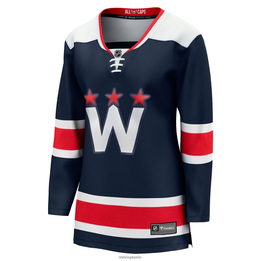 Frauen NHL Alternatives Premier Breakaway-Trikot der Washington Capitals mit Fanatics-Logo in Marineblau 2020/21 Kleidung BF680T961