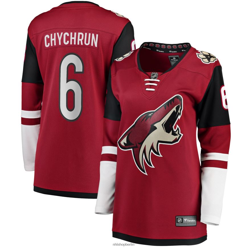 Frauen NHL Arizona Coyotes Jakob Chychrun Fanatics Branded Garnet Breakaway-Spielertrikot Kleidung BF680T2284