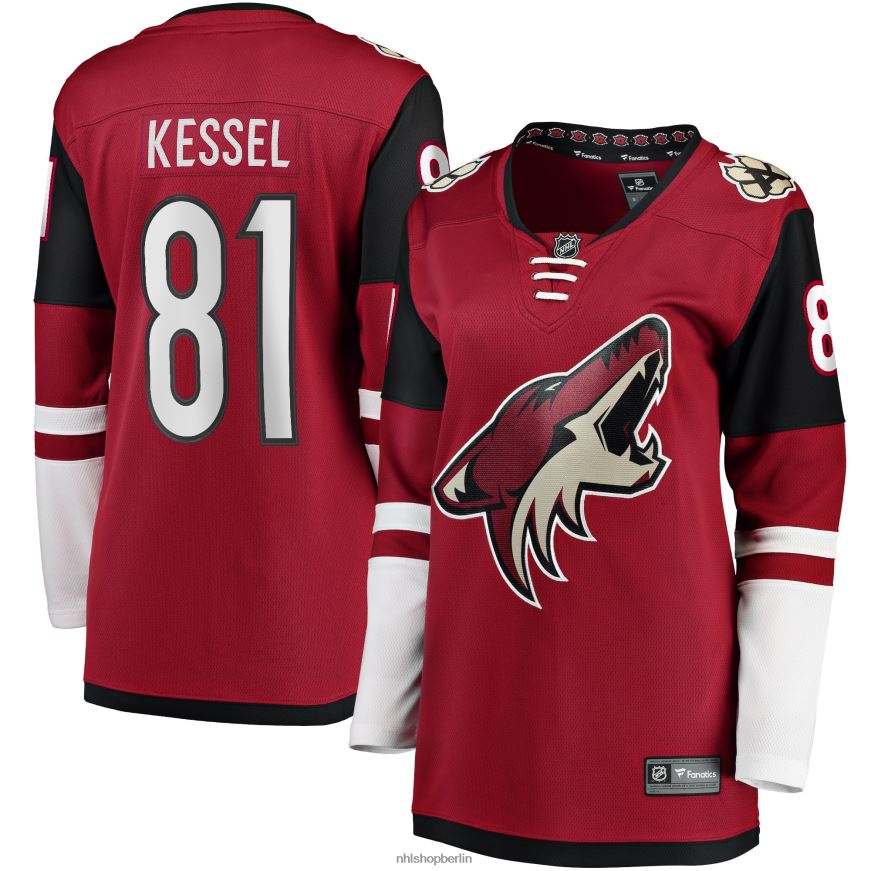 Frauen NHL Arizona Coyotes Phil Kessel Fanatics Branded Garnet Breakaway-Spielertrikot Kleidung BF680T2288