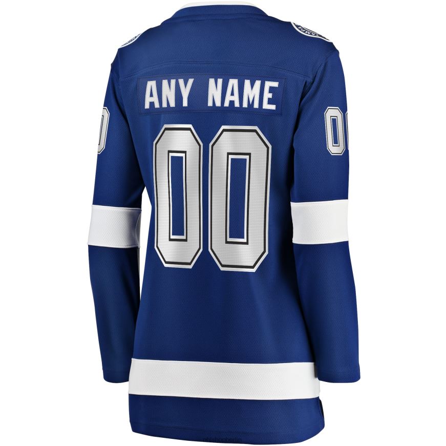 Frauen NHL Blaues 2021 Stanley Cup Champions Home Breakaway-Trikot der Tampa Bay Lightning Fanatics nach Maß Kleidung BF680T900