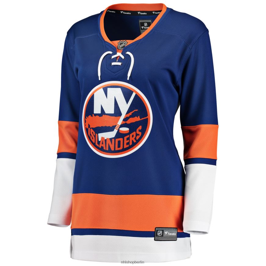 Frauen NHL Blaues Breakaway-Heimtrikot der New York Islanders mit Fanatics-Logo Kleidung BF680T777