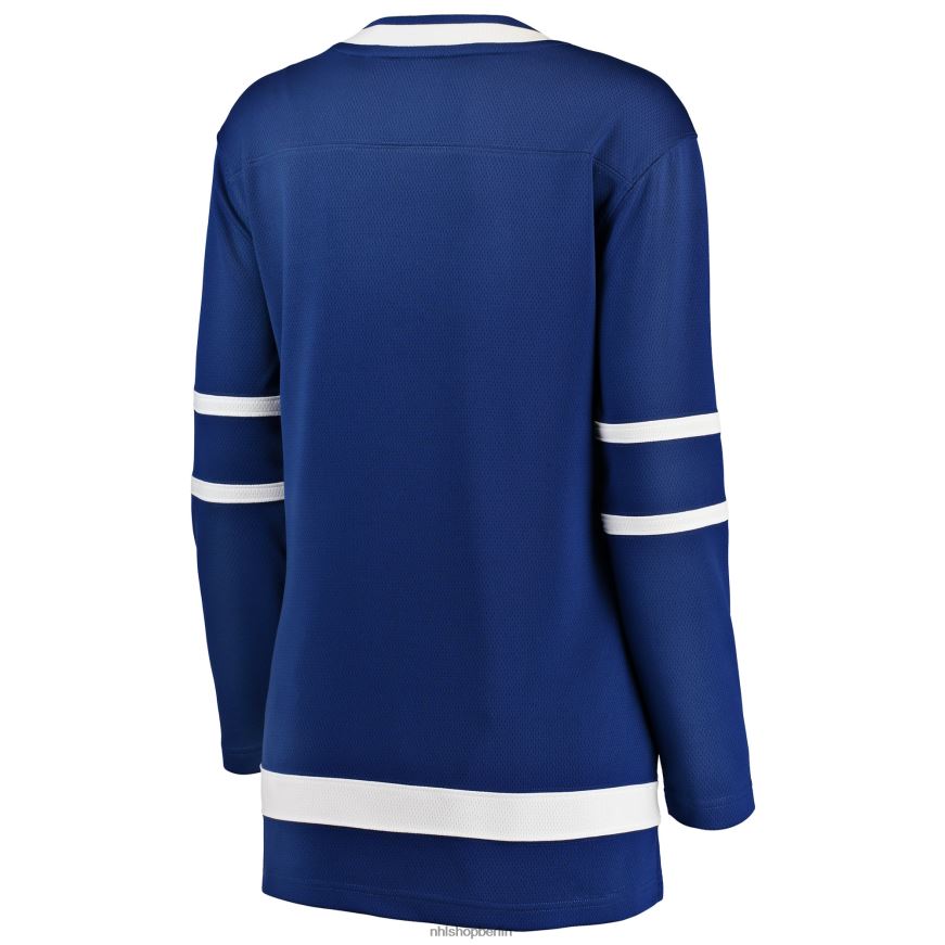 Frauen NHL Blaues Breakaway-Heimtrikot der Toronto Maple Leafs mit Fanatics-Logo Kleidung BF680T1062