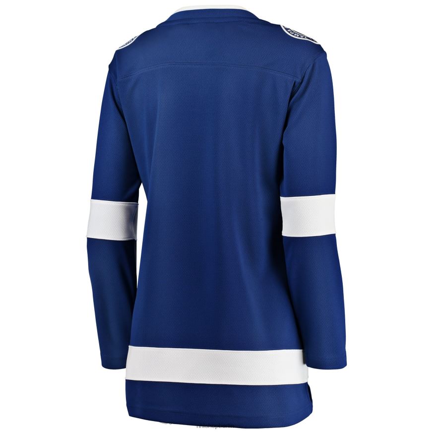 Frauen NHL Blaues Breakaway-Heimtrikot mit Tampa Bay Lightning Fanatics-Logo Kleidung BF680T1059