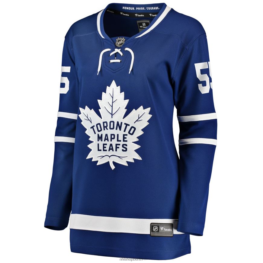 Frauen NHL Blaues Heim-Ausreißertrikot der Toronto Maple Leafs mit Mark Giordano Fanatics-Logo Kleidung BF680T1793