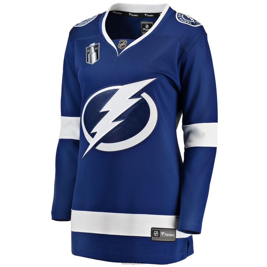 Frauen NHL Blaues Heimtrikot der Tampa Bay Lightning Fanatics für das Stanley-Cup-Finale 2022 Kleidung BF680T660