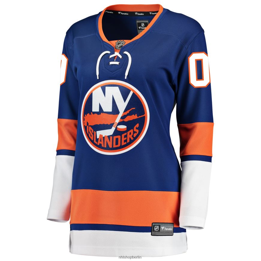 Frauen NHL Blaues Home-Breakaway-Trikot der New York Islanders mit Fanatics-Logo Kleidung BF680T592