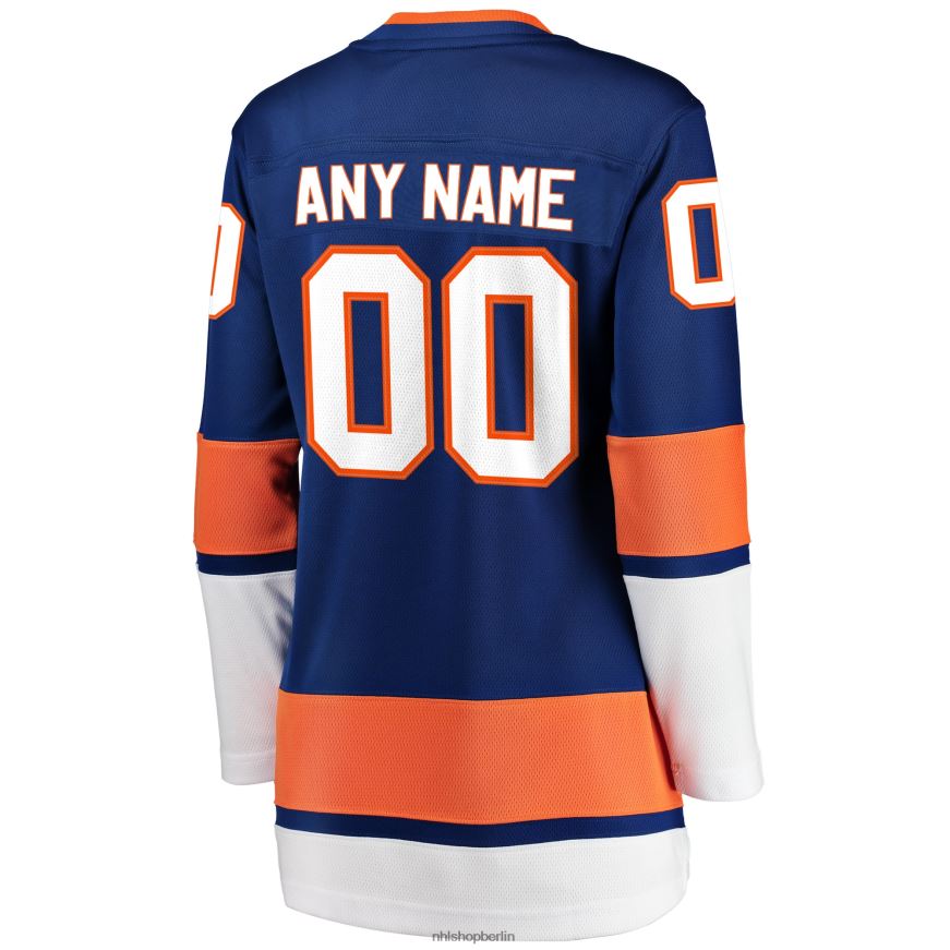 Frauen NHL Blaues Home-Breakaway-Trikot der New York Islanders mit Fanatics-Logo Kleidung BF680T592