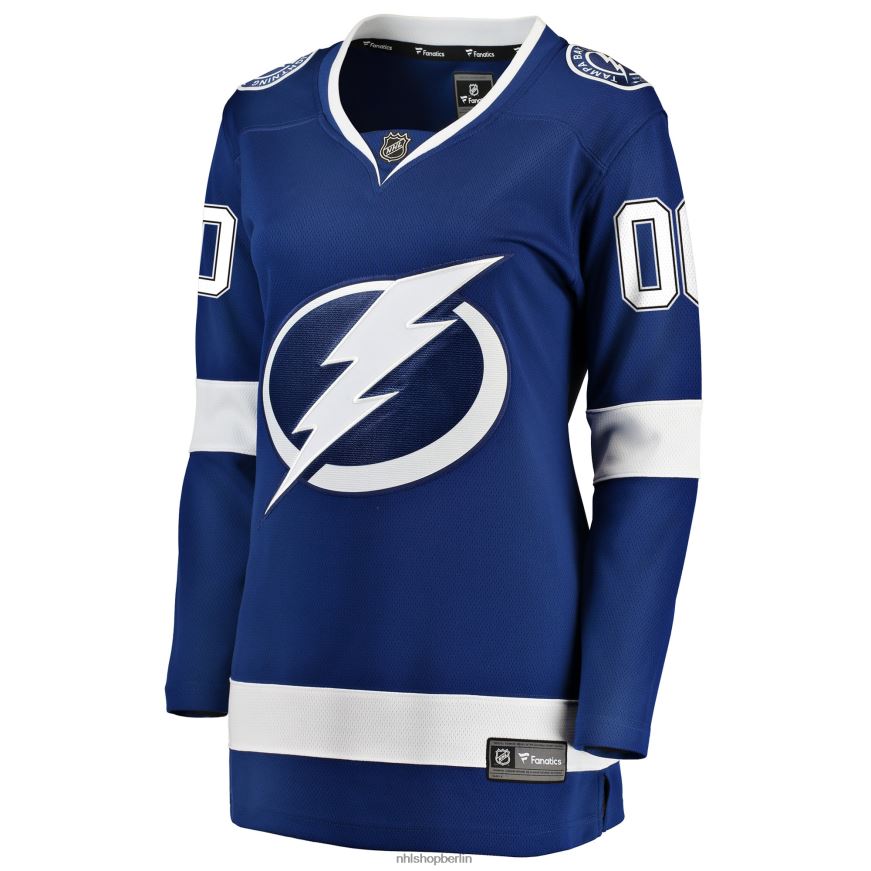 Frauen NHL Blaues Home-Breakaway-Trikot der Tampa Bay Lightning Fanatics nach Maß Kleidung BF680T1407