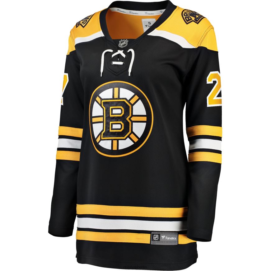 Frauen NHL Boston Bruins Hampus Lindholm Fanatics-gebrandetes schwarzes Heim-Ausreißer-Spielertrikot Kleidung BF680T1957