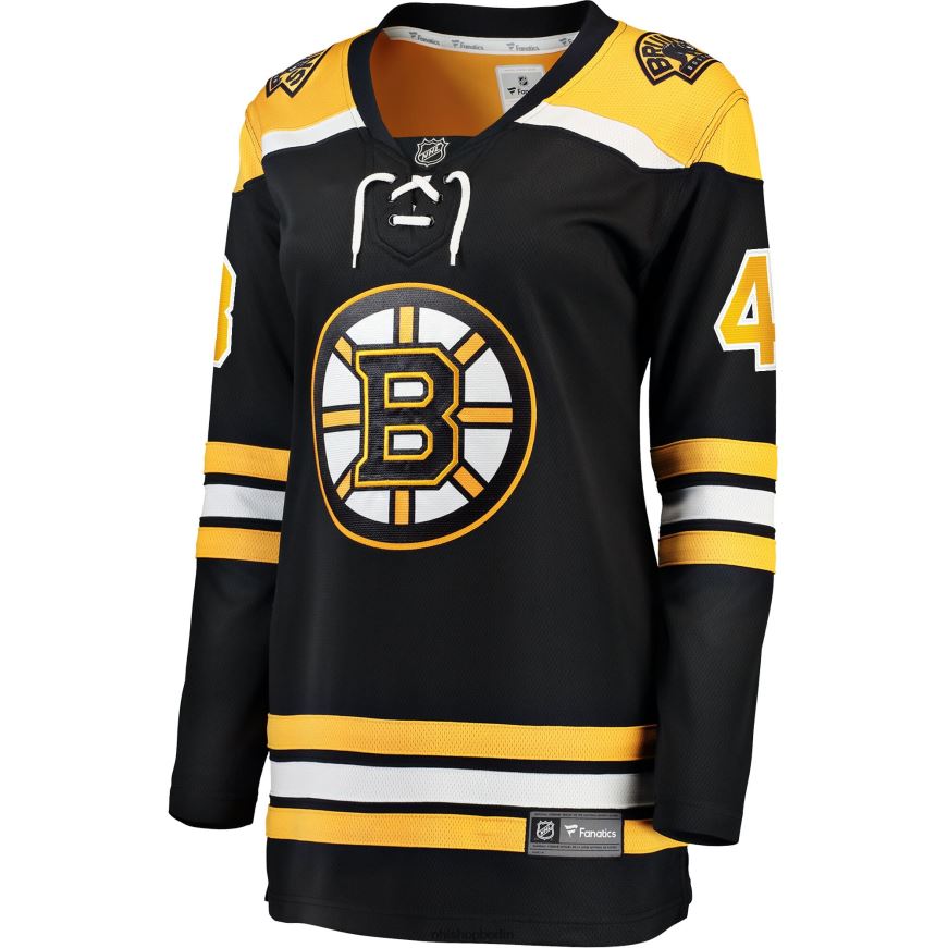 Frauen NHL Boston Bruins Matt Grzelcyk Fanatics-gebrandetes schwarzes Home-Breakaway-Spielertrikot Kleidung BF680T1536