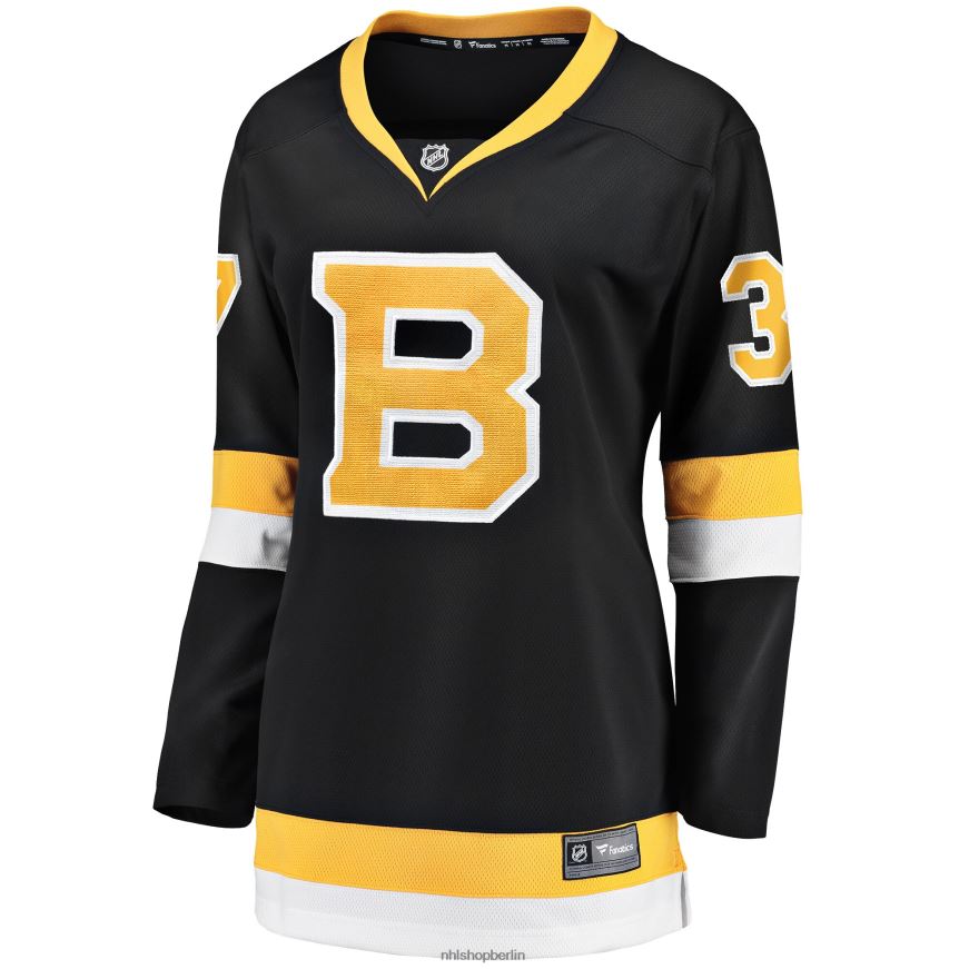 Frauen NHL Boston Bruins Patrice Bergeron Fanatics gebrandetes schwarzes Alternative-Premier-Breakaway-Spielertrikot Kleidung BF680T1243