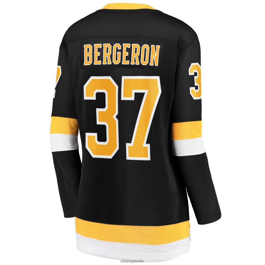 Frauen NHL Boston Bruins Patrice Bergeron Fanatics gebrandetes schwarzes Alternative-Premier-Breakaway-Spielertrikot Kleidung BF680T1243