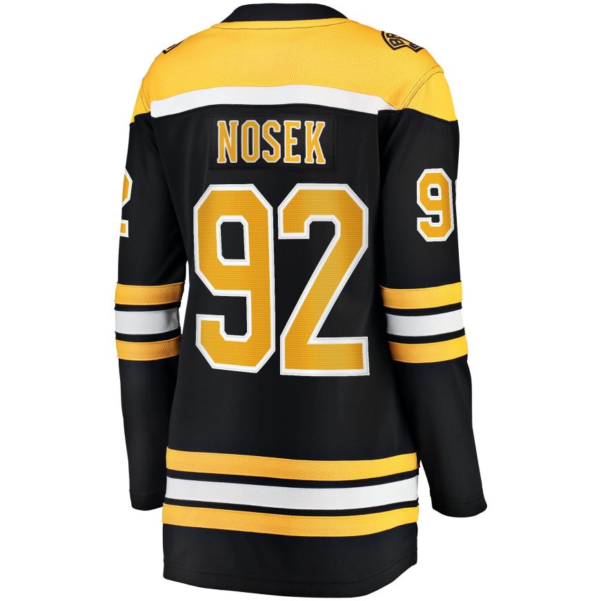 Frauen NHL Boston Bruins Tomas Nosek Fanatics-gebrandetes schwarzes Heim-Ausreißer-Spielertrikot Kleidung BF680T1955