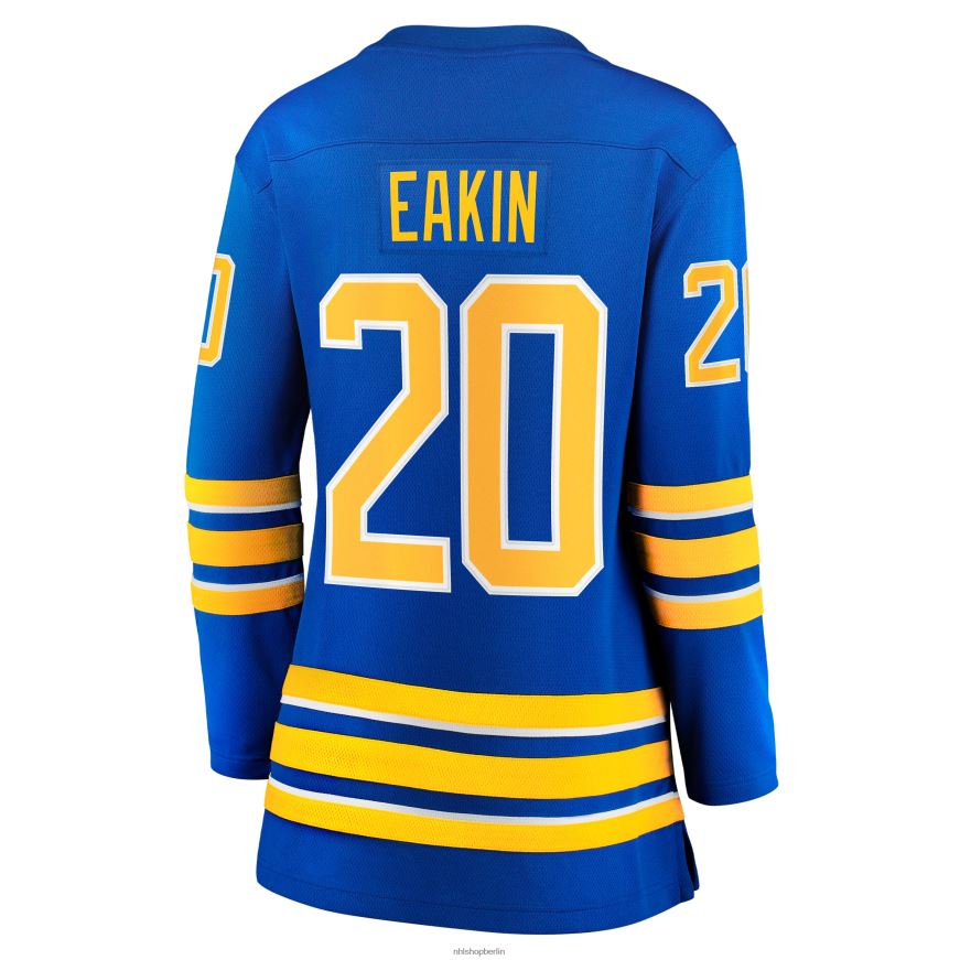 Frauen NHL Buffalo Sabres Cody Eakin Fanatics Royal Home Breakaway-Trikot mit Fanatics-Logo Kleidung BF680T2362