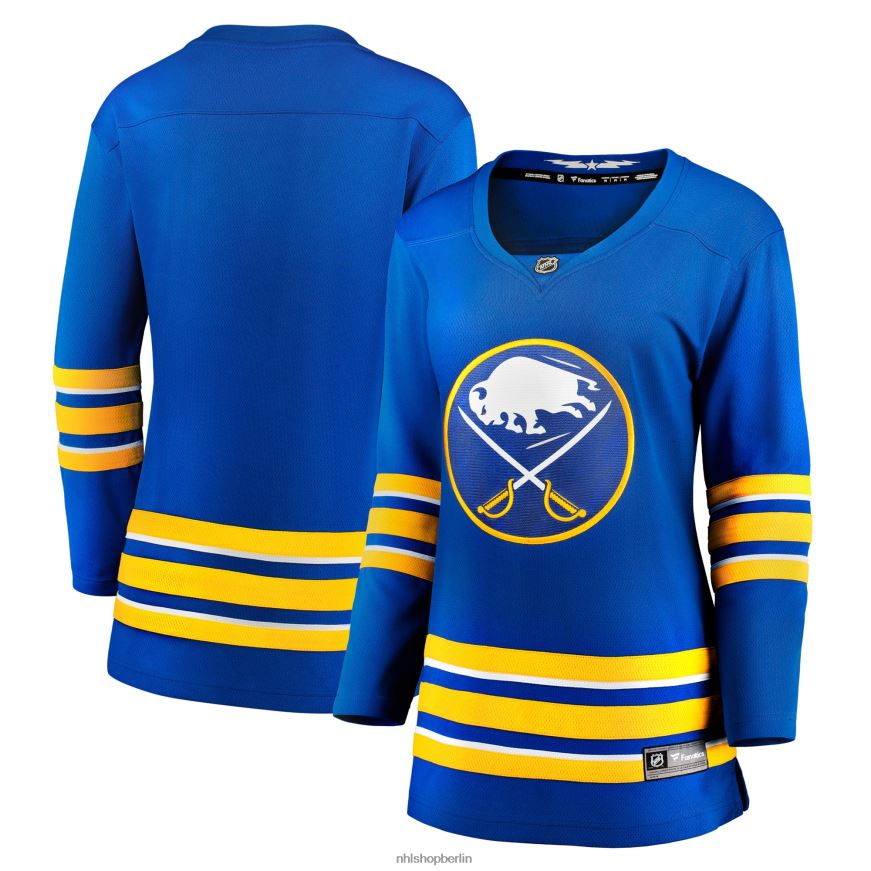 Frauen NHL Buffalo Sabres Fanatics Branded Royal 2020/21 Breakaway-Heimtrikot Kleidung BF680T1219