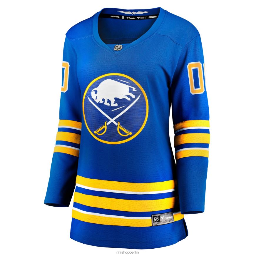 Frauen NHL Buffalo Sabres Fanatics Branded Royal 2020/21 Heim-Breakaway-Trikot nach Maß Kleidung BF680T675