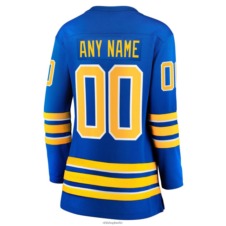 Frauen NHL Buffalo Sabres Fanatics Branded Royal 2020/21 Heim-Breakaway-Trikot nach Maß Kleidung BF680T675