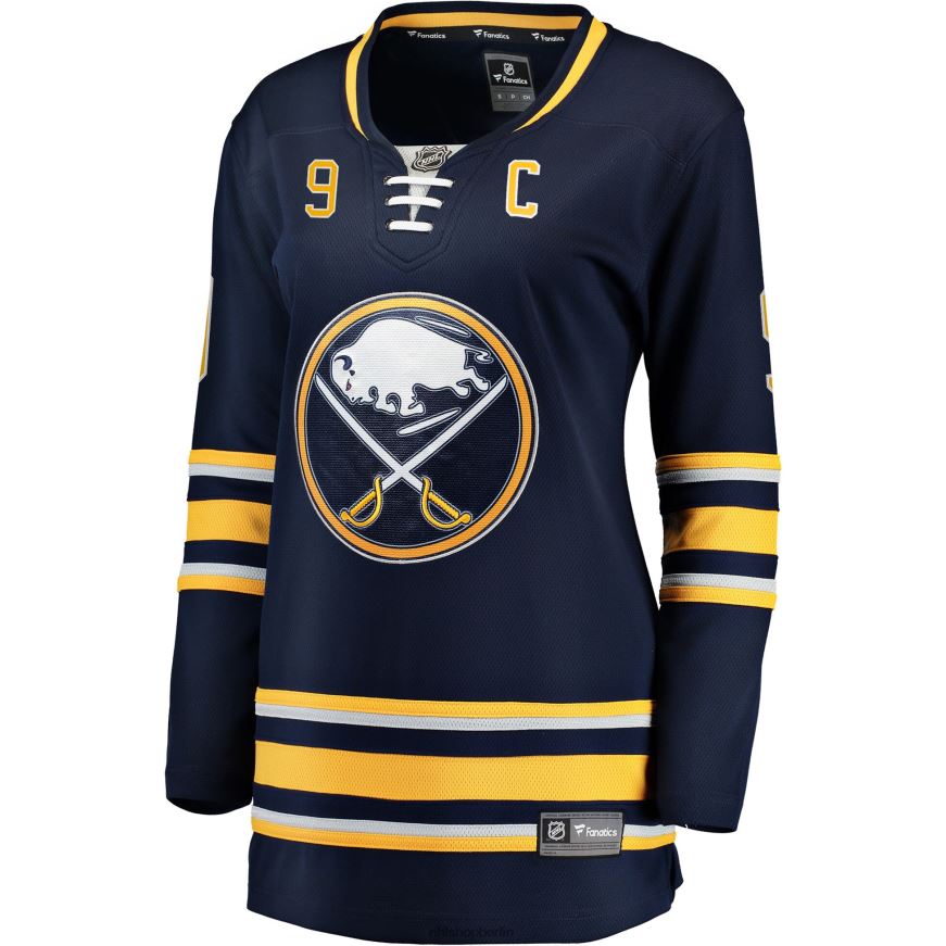 Frauen NHL Buffalo Sabres Jack Eichel Fanatics-Heimtrikot für den Premier Breakaway-Spieler in Marineblau Kleidung BF680T1341