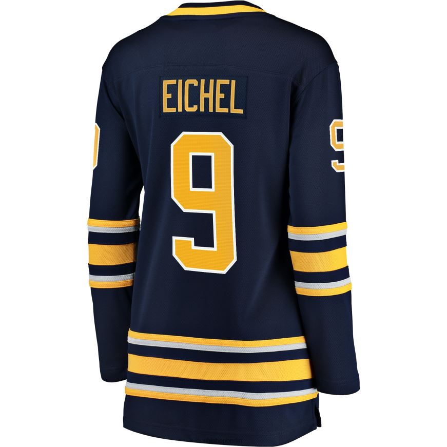 Frauen NHL Buffalo Sabres Jack Eichel Fanatics-Heimtrikot für den Premier Breakaway-Spieler in Marineblau Kleidung BF680T1341