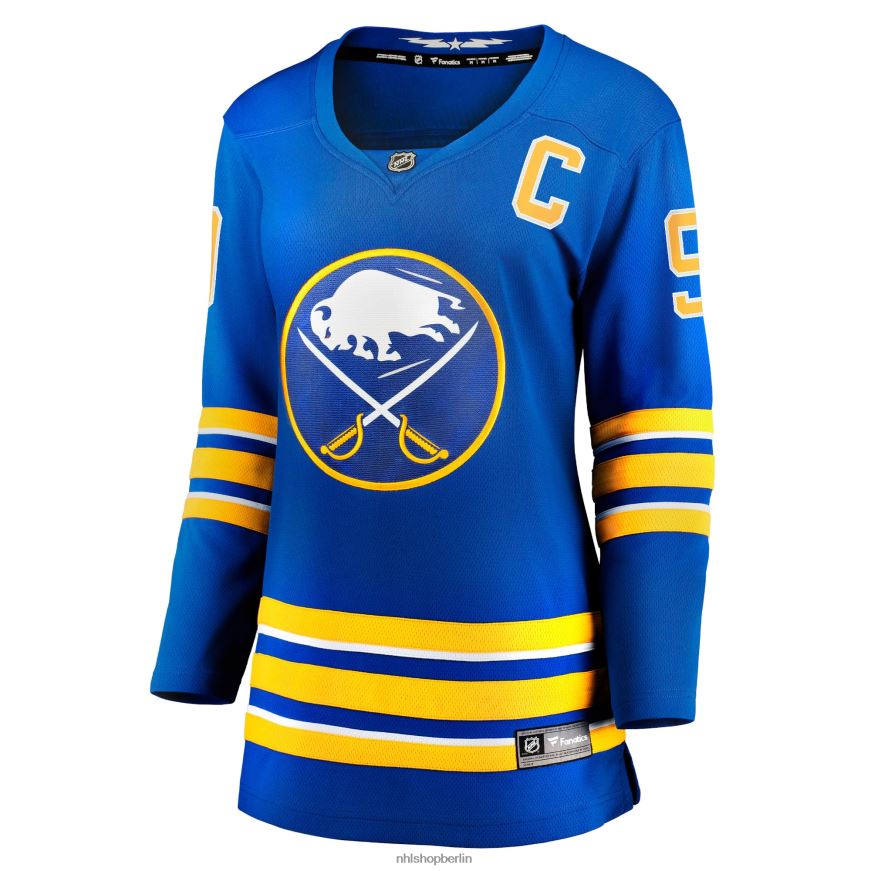 Frauen NHL Buffalo Sabres Jack Eichel Fanatics gebrandetes Royal Home Premier Breakaway-Spielertrikot Kleidung BF680T2021