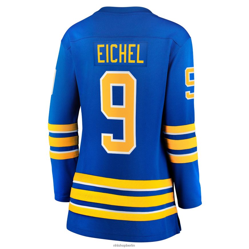 Frauen NHL Buffalo Sabres Jack Eichel Fanatics gebrandetes Royal Home Premier Breakaway-Spielertrikot Kleidung BF680T2021