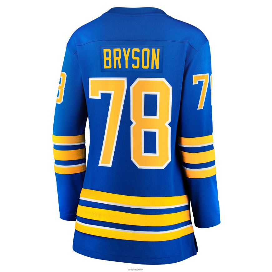 Frauen NHL Buffalo Sabres Jacob Bryson Fanatics Branded Royal Home Breakaway-Spielertrikot Kleidung BF680T2290