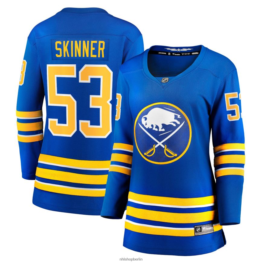 Frauen NHL Buffalo Sabres Jeff Skinner Fanatics Branded Royal Home Premier Breakaway-Spielertrikot Kleidung BF680T1126