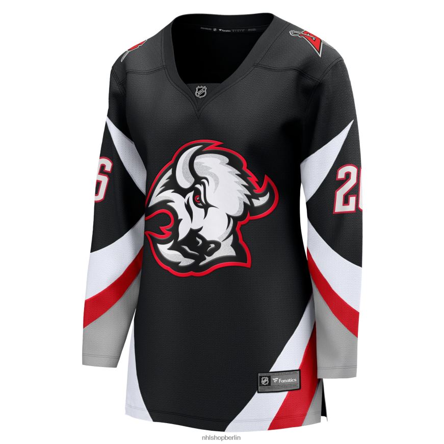 Frauen NHL Buffalo Sabres Rasmus Dahlin Fanatics gebrandetes schwarzes Alternative Premier Breakaway-Spielertrikot Kleidung BF680T1693