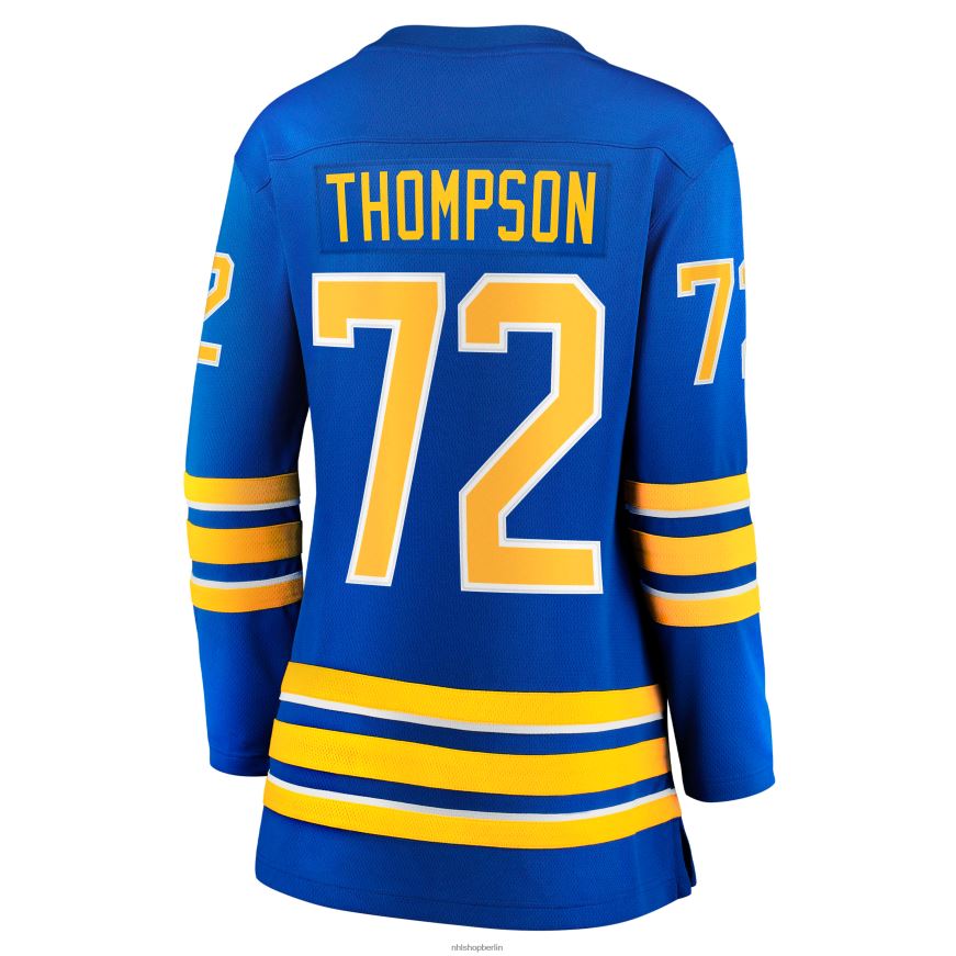 Frauen NHL Buffalo Sabres Tage Thompson Fanatics Branded Royal Home Breakaway-Spielertrikot Kleidung BF680T745