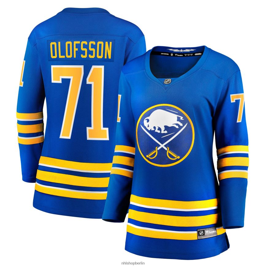 Frauen NHL Buffalo Sabres Victor Olofsson Fanatics Branded Royal Breakaway-Spielertrikot Kleidung BF680T2249