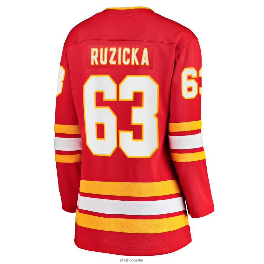 Frauen NHL Calgary Flames Adam Ruzicka Fanatics-gebrandetes rotes Home-Breakaway-Spielertrikot Kleidung BF680T2110