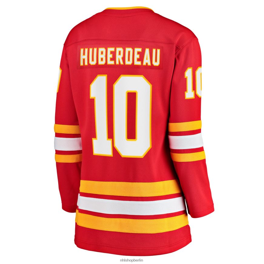 Frauen NHL Calgary Flames Jonathan Huberdeau Fanatics-gebrandetes rotes Heim-Ausreißer-Spielertrikot Kleidung BF680T2117