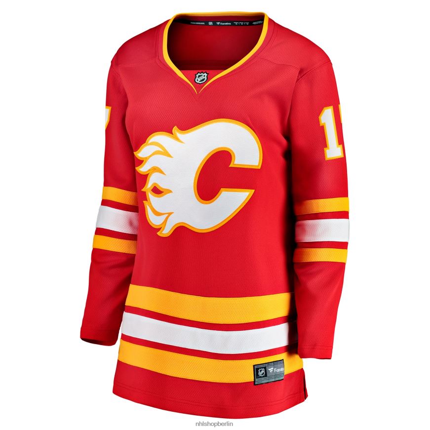 Frauen NHL Calgary Flames Milan Lucic Fanatics-gebrandetes rotes Heim-Ausreißer-Spielertrikot Kleidung BF680T1337