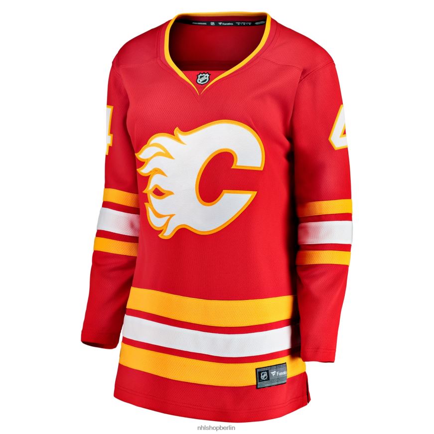 Frauen NHL Calgary Flames Rasmus Andersson Fanatics-gebrandetes rotes Heimmannschafts-Abtrünnigen-Spielertrikot Kleidung BF680T1490