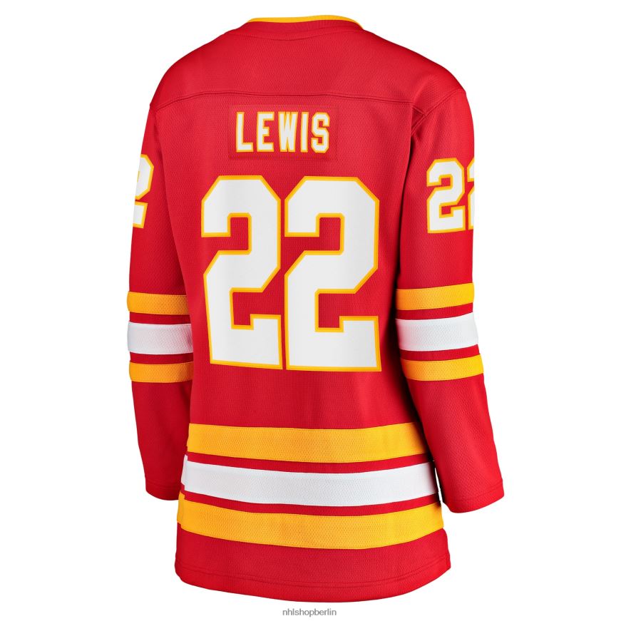 Frauen NHL Calgary Flames Trevor Lewis Fanatics-gebrandetes rotes Heim-Ausreißer-Spielertrikot Kleidung BF680T2107