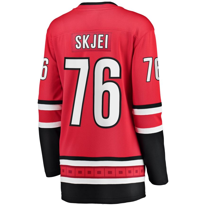 Frauen NHL Carolina Hurricanes Brady Skjei Fanatics-gebrandetes rotes Breakaway-Spielertrikot Kleidung BF680T1362