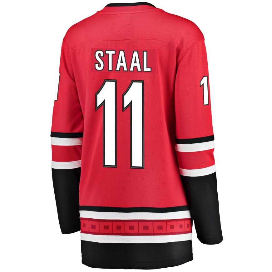 Frauen NHL Carolina Hurricanes Jordan Staal Fanatics-gebrandetes rotes Heim-Ausreißer-Spielertrikot Kleidung BF680T1369