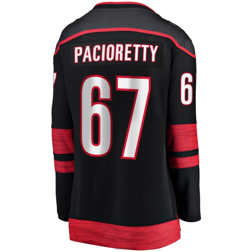 Frauen NHL Carolina Hurricanes Max Pacioretty Fanatics-gebrandetes schwarzes Heim-Ausreißer-Spielertrikot Kleidung BF680T1283