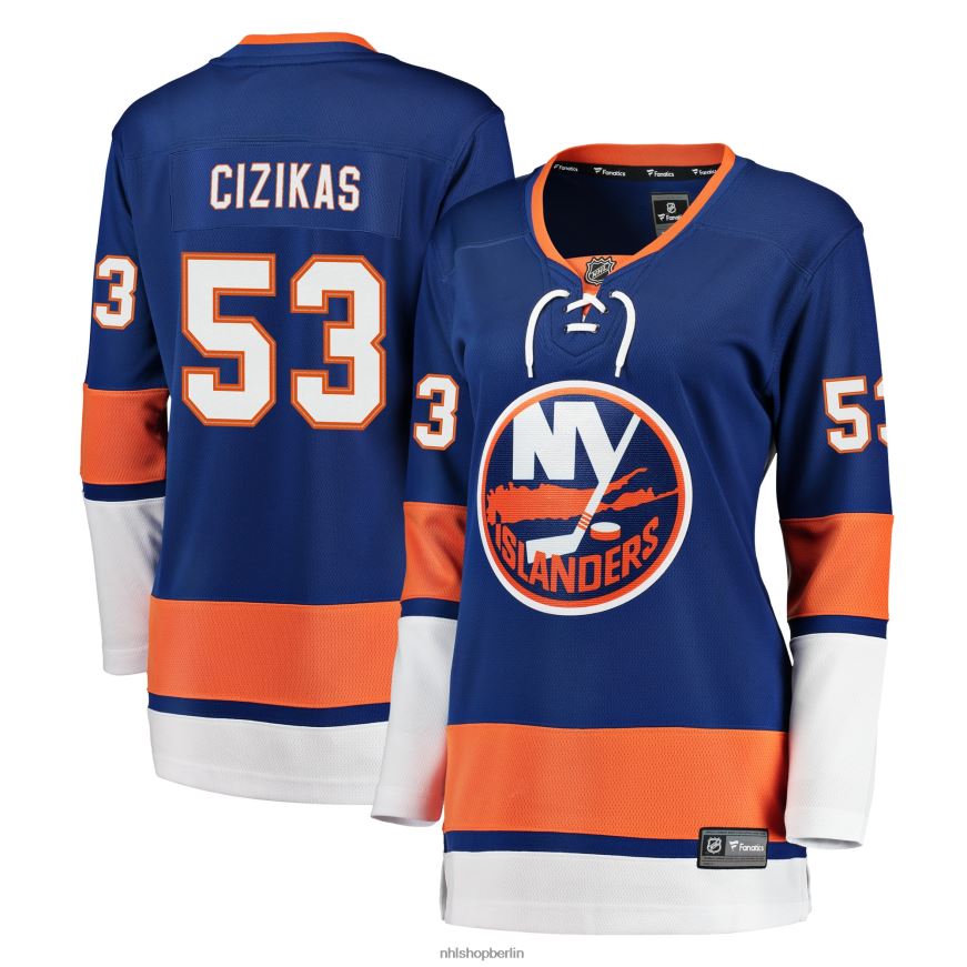 Frauen NHL Casey Cizikas Fanatics-Trikot der New York Islanders mit königlichem Breakaway-Spieler-Trikot Kleidung BF680T1891