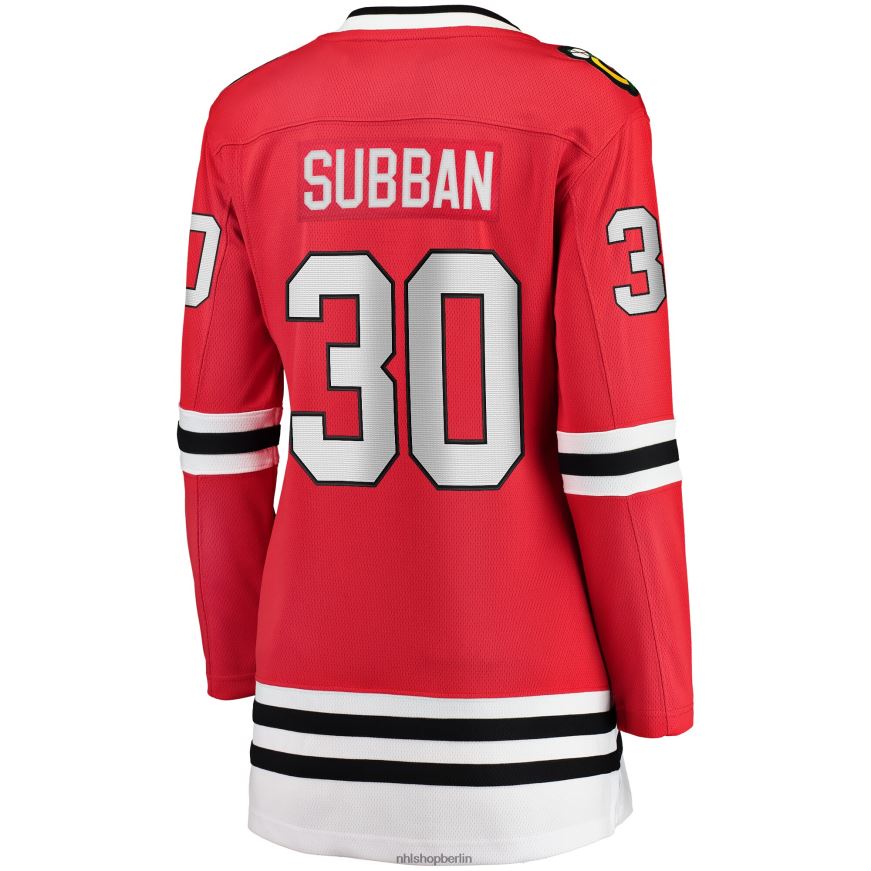 Frauen NHL Chicago Blackhawks Malcolm Subban Fanatics-gebrandetes rotes Breakaway-Heimspielertrikot Kleidung BF680T2366