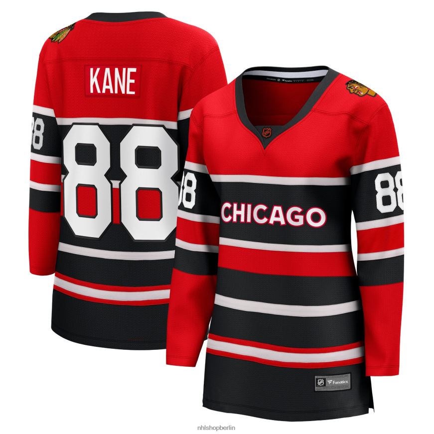 Frauen NHL Chicago Blackhawks Patrick Kane Fanatics Branded Red Special Edition 20 Breakaway-Spielertrikot Kleidung BF680T654