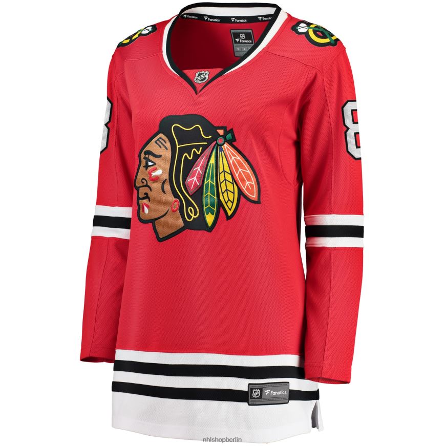 Frauen NHL Chicago Blackhawks Patrick Kane Fanatics-gebrandetes rotes Heim-Ausreißer-Spielertrikot Kleidung BF680T1153