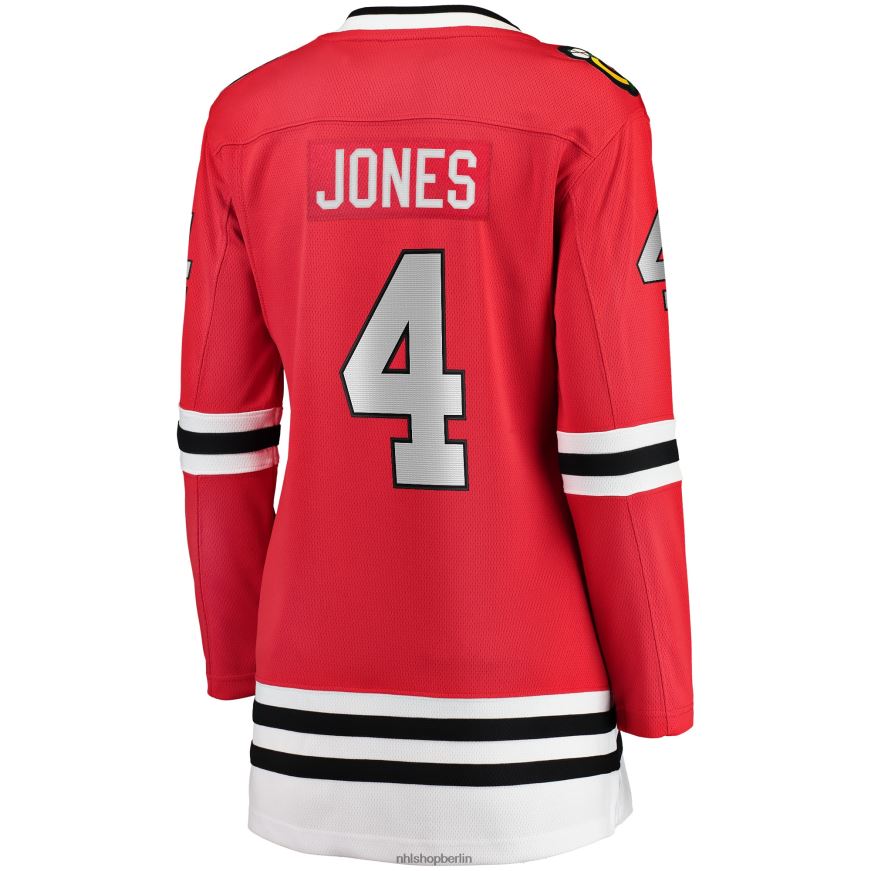 Frauen NHL Chicago Blackhawks Seth Jones Red Fanatics-Heimtrikot für Breakaway-Spieler Kleidung BF680T1351