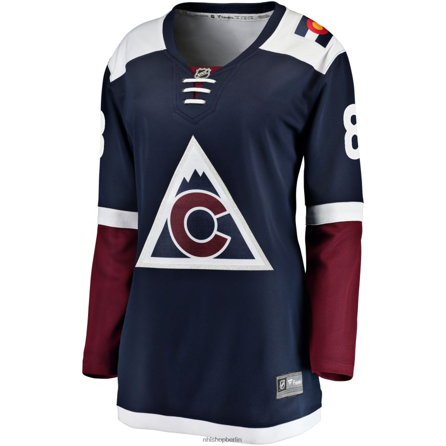 Frauen NHL Colorado Avalanche Cale Makar Fanatics-Marken-Marineblaues alternatives Premier-Breakaway-Spielertrikot Kleidung BF680T33