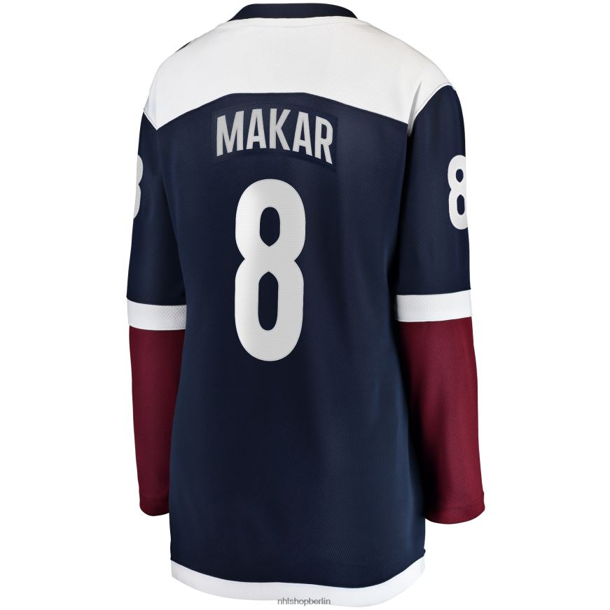 Frauen NHL Colorado Avalanche Cale Makar Fanatics-Marken-Marineblaues alternatives Premier-Breakaway-Spielertrikot Kleidung BF680T33