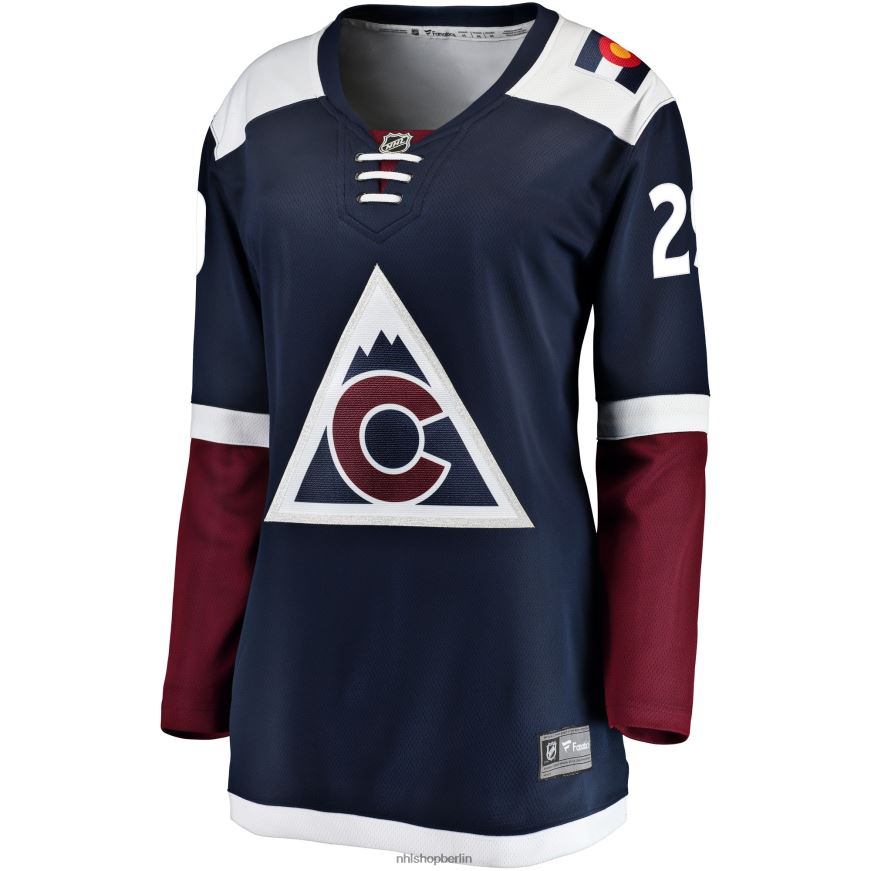 Frauen NHL Colorado Avalanche Nathan Mackinnon Fanatics-gebrandetes marineblaues alternatives Breakaway-Spielertrikot Kleidung BF680T3