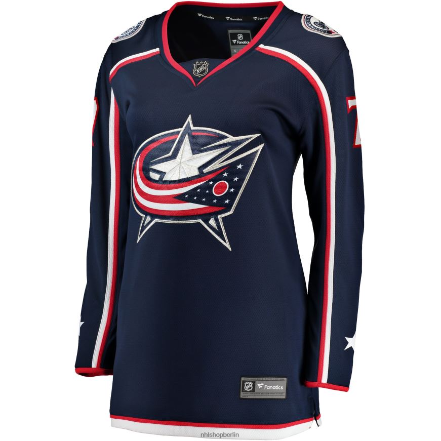 Frauen NHL Columbia Blue Jacken Sean Kuraly Fanatics-Heimtrikot für Ausreißer in Marineblau Kleidung BF680T972