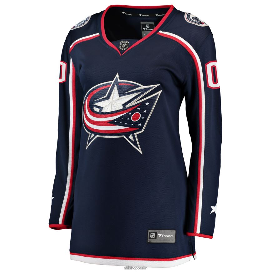 Frauen NHL Columbia Blue Jackets Fanatics Branded Navy Home Breakaway Custom Jersey Kleidung BF680T914